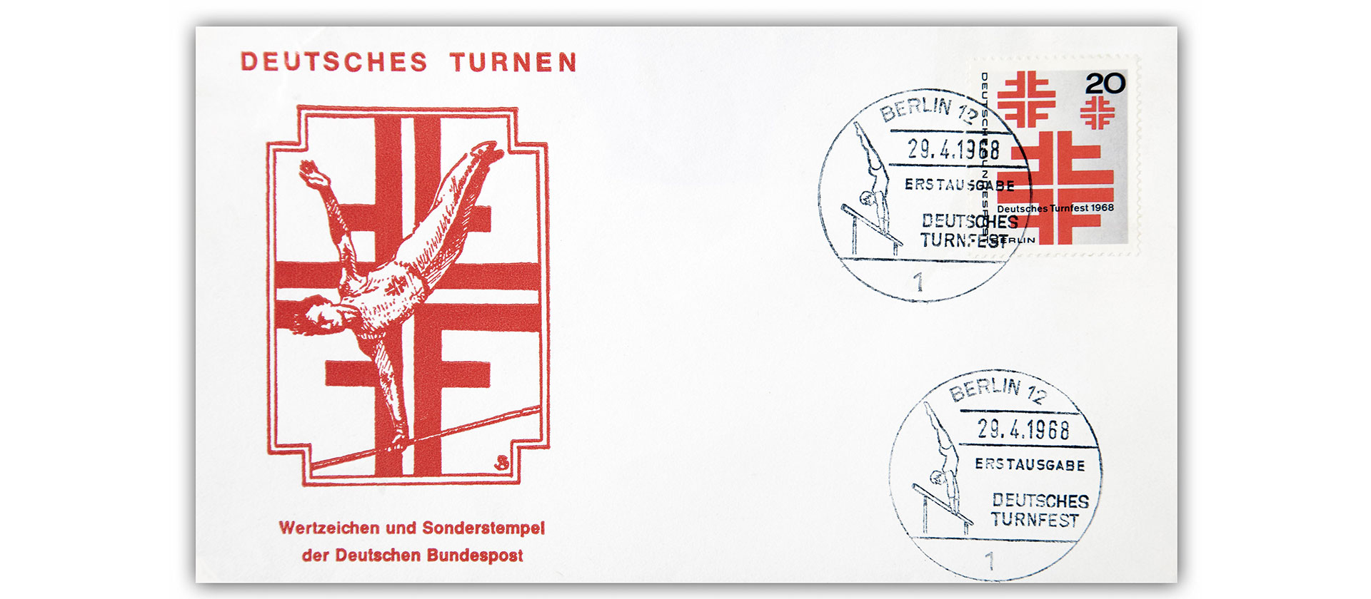 Sonderstempel Turnfest Berlin 1968 | Bildquelle: Picture Alliance