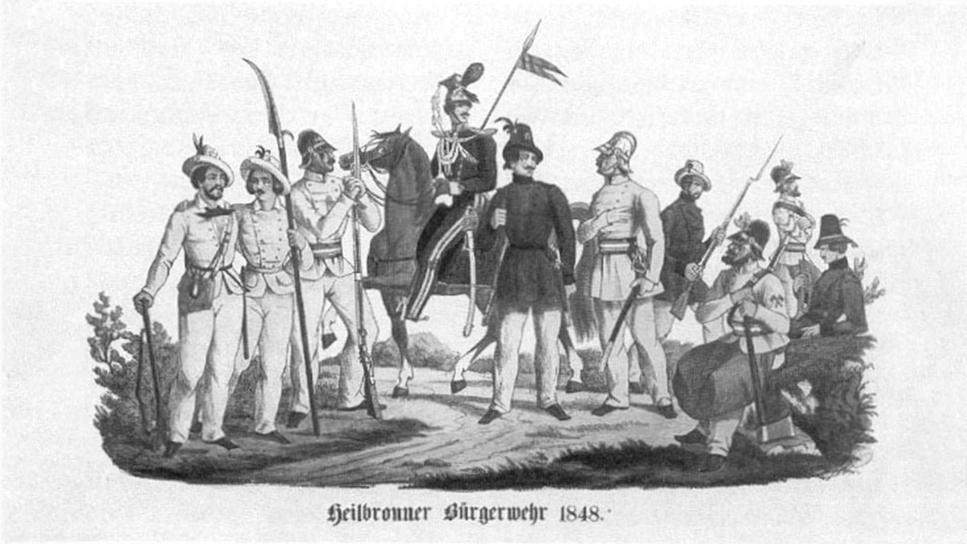 Heilbronner Turnerwehr 1848 | Bildquelle: DTB-Archiv
