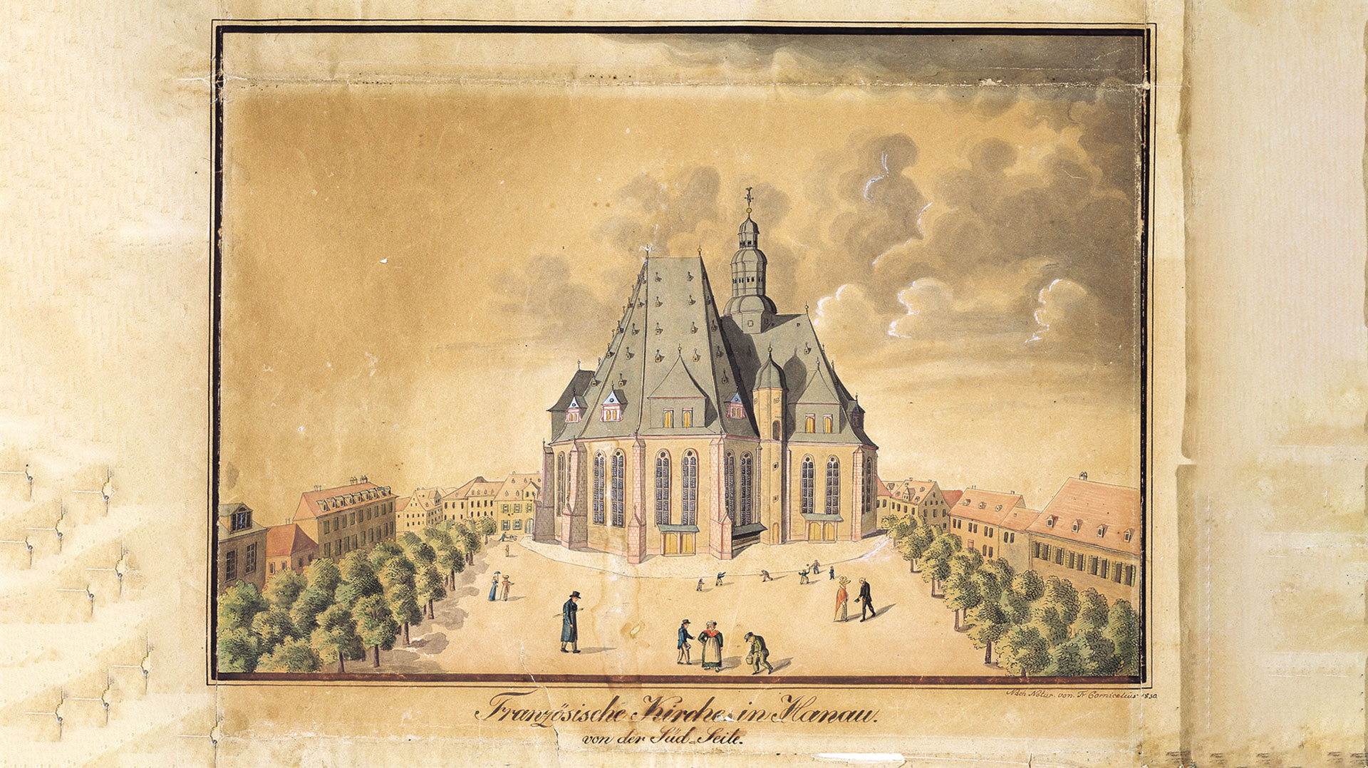 Wallonisch-Niederländische-Kirche Hanau | Bildquelle: Historisches Museum Hanau Schloss Philippsruhe/Hanauer Geschichtsverein 1844 e.V. 