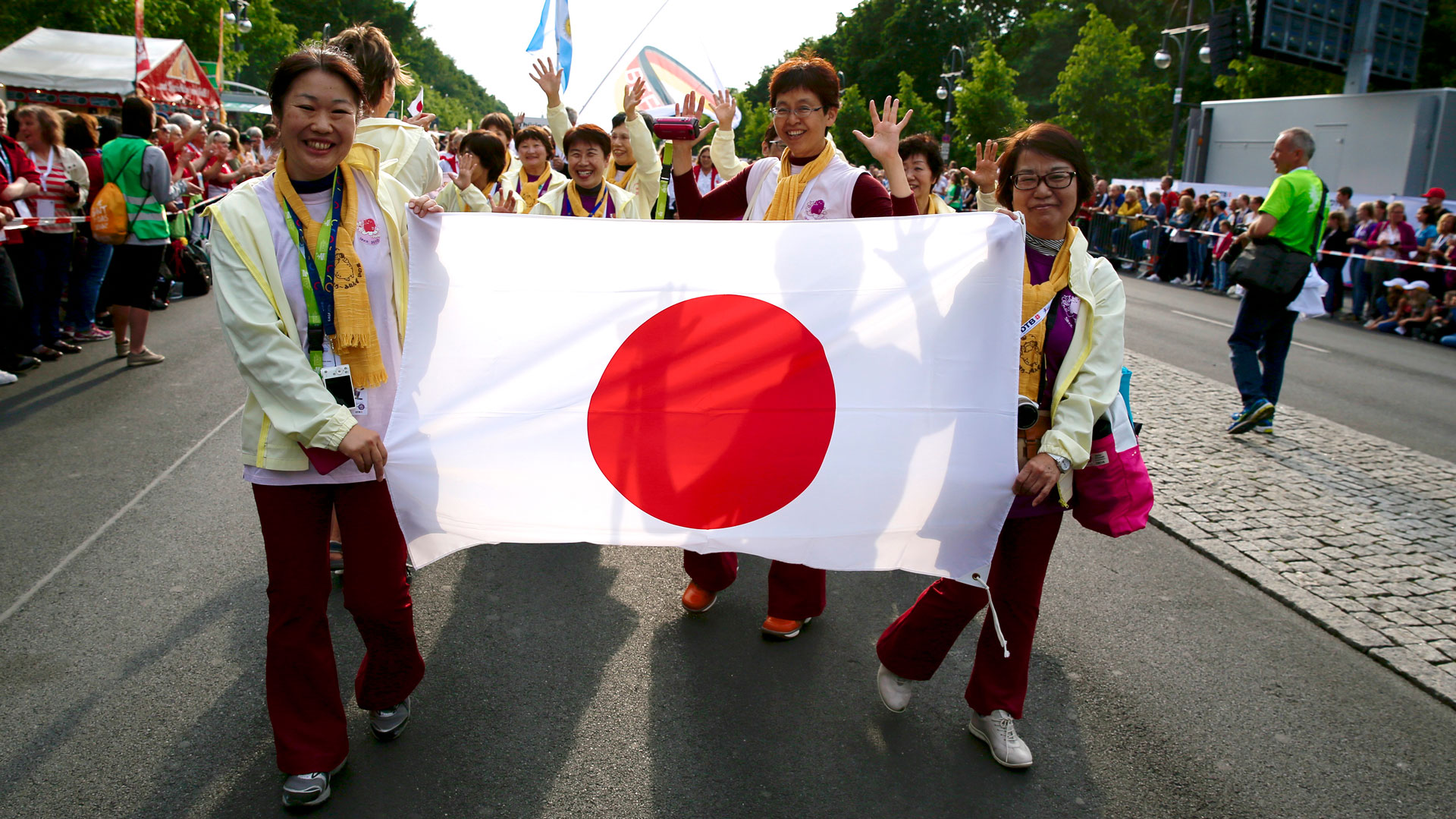 Japanische Gruppe beim Internationalen Deutschen Turnfest | Bildquelle: Turnfestfotos