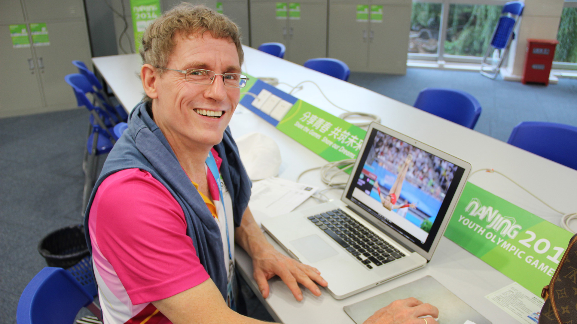 Volker Minkus bei den Olympische Jugendspiele 2014 in Nanjing | Bildquelle: Volker Minkus