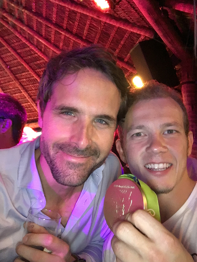 Philipp Sohmer und Fabian Hambüchen in Rio | Bildquelle: Privat