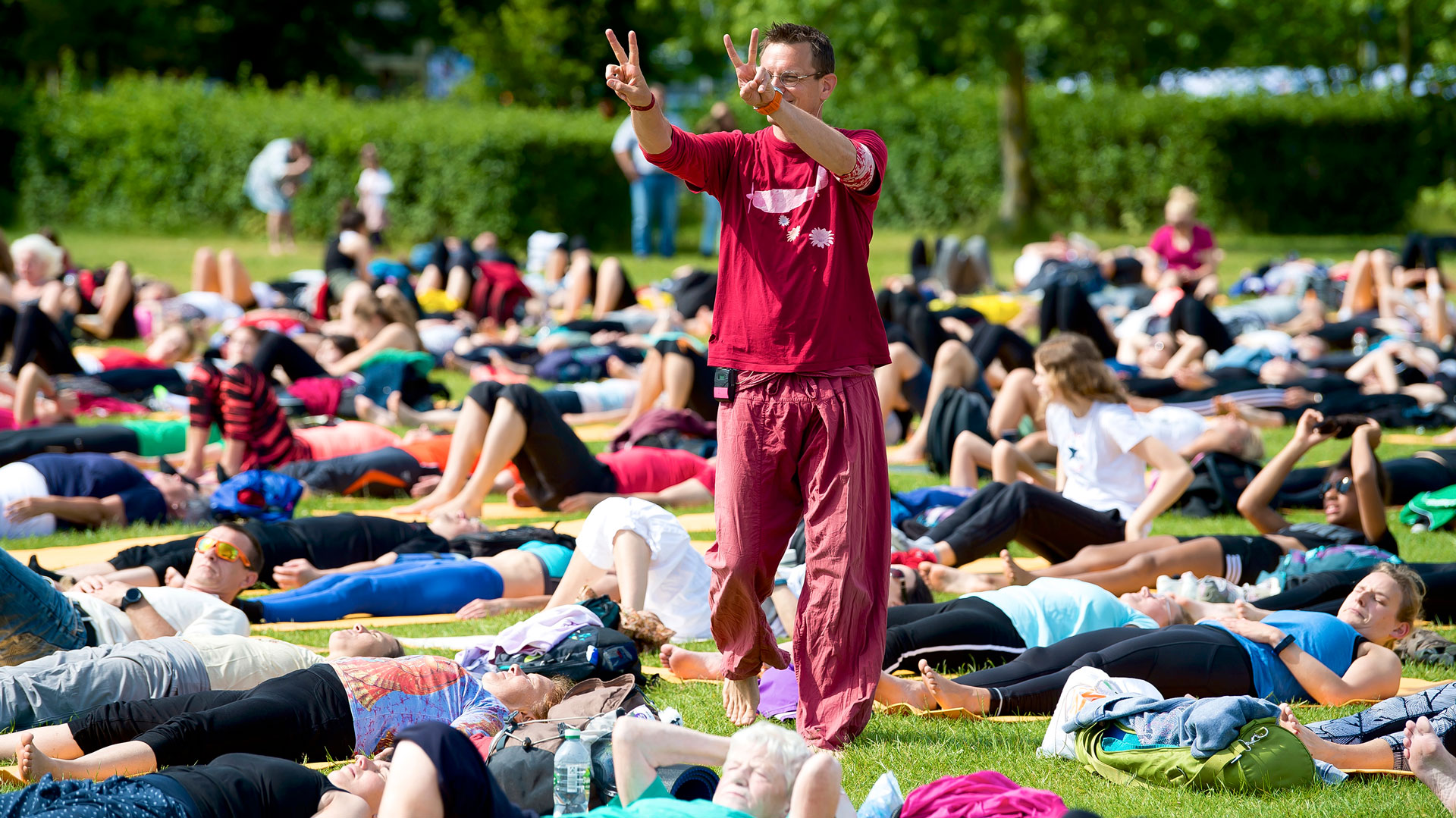 Urban Yoga beim Internationalen Deutschen Turnfest | Bildquelle: turnfestfotos