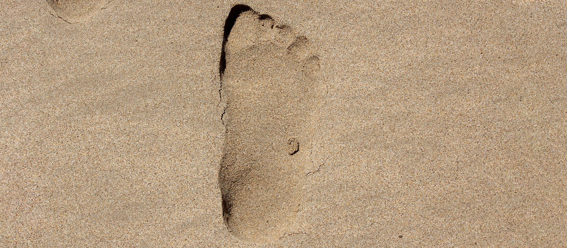Fußabdruck im Sand | Bildquelle: Pixabay