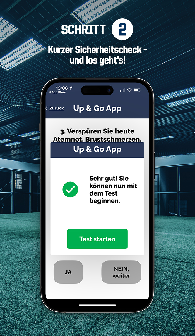 Up&Go  App Schritt 2 | Foto: TSG ResearchLab